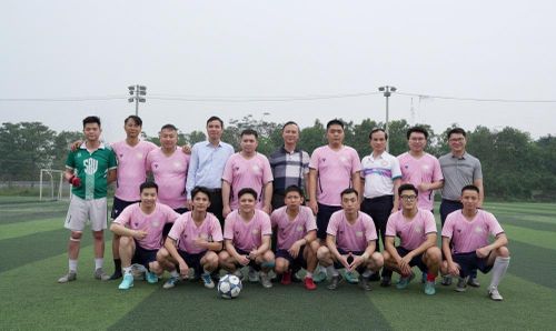 Đội bóng đá nam Ngân hàng Nhà nước trước trận đấu khai mạc