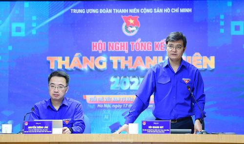 Anh Bùi Quang Huy phát biểu kết luận tại hội nghị. Ảnh: Xuân Tùng