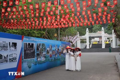 Ban quản lý Khu di tích Ngã ba Đồng Lộc đã xây dựng nhiều điểm check-in mới, giúp du khách có thêm trải nghiệm khi về với Ngã ba Đồng Lộc. (Ảnh: Hoàng Ngà/TTXVN)