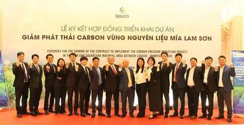 Lasuco ký hợp đồng triển khai Dự án Giảm phát thải Carbon vùng nguyên liệu mía Lam Sơn với hai đối tác Nhật Bản: Idemitsu Kosan và Sagri.