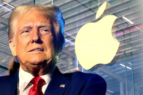 Apple là một trong những công ty lọt tầm ngắm của ông Trump từ khi công bố thuế quan đến nay. Ảnh: Telegraph India.