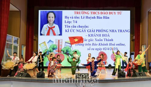 Nhiều tiết mục được dàn dựng công phu.