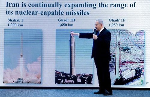 Thủ tướng Israel Netanyahu nói về lo ngại của Israel trước việc Iran có thể phát triển vũ khí hạt nhân.