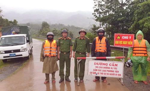Lực lượng vũ trang huyện Hướng Hóa triển khai các phương án sẵn sàng phòng, chống bão lũ