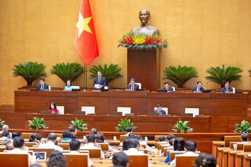 Quốc hội thảo luận về tình hình kinh tế - xã hội, ngân sách nhà nước. Ảnh: Phạm Thắng