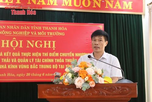 Đại diện Vườn Quốc gia Xuân Liên thảo luận tại hội nghị.