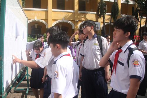 Thí sinh TPHCM tham gia kỳ thi lớp 10 năm 2025.