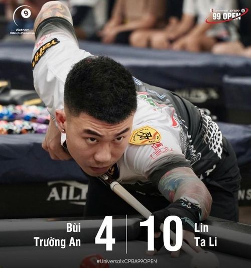 Bùi Trường An nhận thất bại trước Lin Ta Li