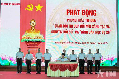 Các đơn vị ký kết giao ước thi đua. 
