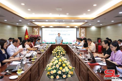 Phiên họp thứ 64 Thường trực HĐND tỉnh.