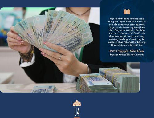 Thưa ông, một số tổ chức xếp hạng quốc tế từng cảnh báo rằng việc thả nổi tín dụng có thể tạo ra rủi ro hệ thống, từ đó ảnh hưởng đến xếp hạng tín nhiệm của hệ thống ngân hàng Việt Nam, quan điểm của ông như thế nào?