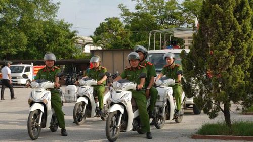 Công an phường Mỹ Thượng (TP Huế) ra quân đợt cao điểm bảo vệ Đại hội Đảng các cấp.