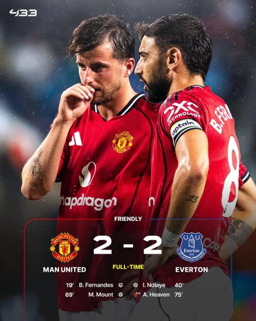 MU hòa 2-2 Everton