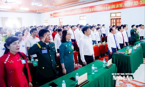 Đảng bộ xã Tam Đồng (Nghệ An) long trọng tổ chức Đại hội đại biểu lần thứ nhất, nhiệm kỳ 2025 - 2030. Ảnh: TL