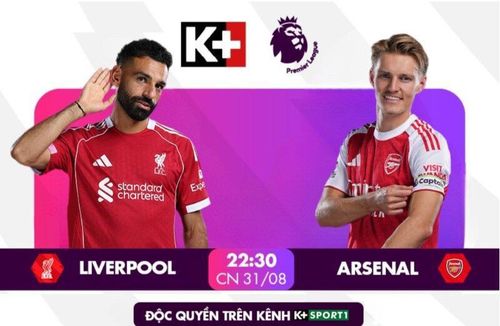 Liverpool tiếp đón Arsenal tại Anfield