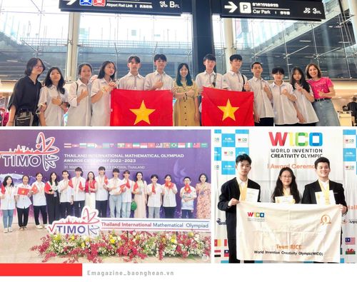 Các em học sinh Trường PTTH Dân tộc nội trú Nghệ An đạt nhiều thành tích cao tại các cuộc thi cấp Quốc gia và Quốc tế. Ảnh: Nhà trường cung cấp
