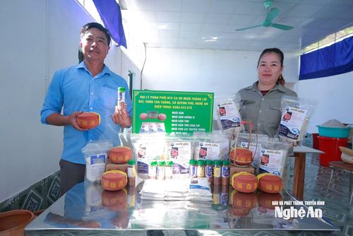 Sản phẩm muối hầm hoàn chỉnh. Ảnh: Thanh Phúc