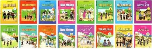Sách giáo khoa tiếng các dân tộc của NXBGDVN.