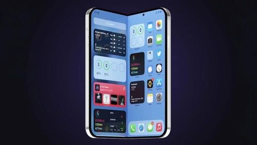 Màn hình trong của iPhone Fold có kích thước 7,8 inch, gần bằng iPad mini
