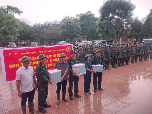  Cấp ủy, chính quyền các xã Yên Bình, Hữu Lũng tổ chức chia tay, tri ân bộ đội. 