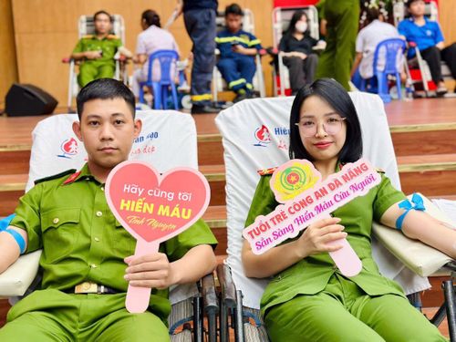 Phong trào hiến máu tình nguyện những năm qua được đoàn viên, thanh niên Công an TP Đà Nẵng hưởng ứng, lan tỏa.
