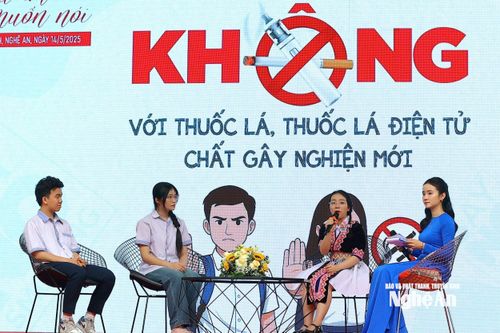 Nghệ An tổ chức diễn đàn "Nói không với thuốc lá, thuốc lá điện tử và chất gây nghiện mới". Ảnh tư liệu: Mỹ Hà