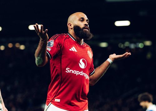 Mbeumo ăn mừng bàn thứ 3 - Ảnh: MUFC