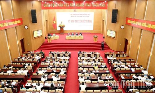Quang cảnh Kỳ họp chuyên đề thứ Ba, HĐND tỉnh khóa XIX