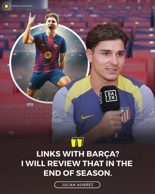 Alvarez: "Đến Barca ấy à? Tôi sẽ cân nhắc vào cuối mùa giải." (Ảnh: forblaugrana)
