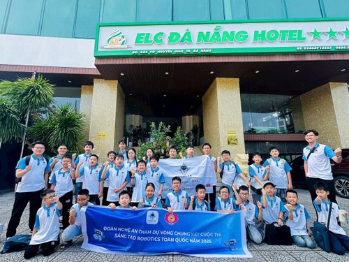 Đoàn Nghệ An tham gia chung kết quốc gia Cuộc thi Robotics năm 2025. Ảnh: CSCC