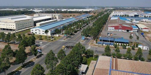 Khu công nghiệp Bàu Bàng của Becamex. (Ảnh: Becamex).