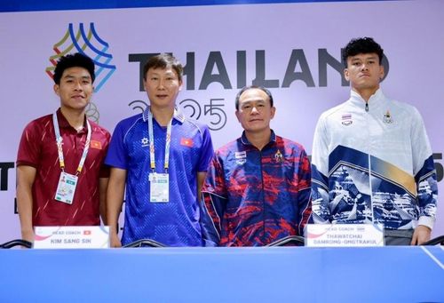 Họp báo trước trận chung kết SEA Games 33 giữa U22 Việt Nam vs U22 Thái Lan