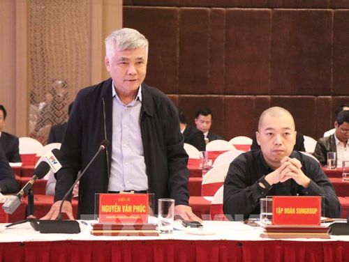 TS. Nguyễn Văn Phúc, Nguyên phó chủ nhiệm UB Kinh tế của Quốc hội, phát biểu ý kiến tại Hội thảo. Ảnh: Tạ Toàn – TTXVN