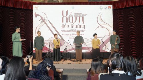 Chặng đầu tiên của dự án “Xẩm đến trường”