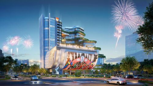 Phối cảnh Nhà văn hóa Thanh niên TPHCM 