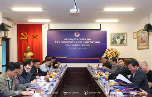 Hội nghị BCH LĐBĐ Việt Nam lần thứ 11 khóa IX. Ảnh VFF