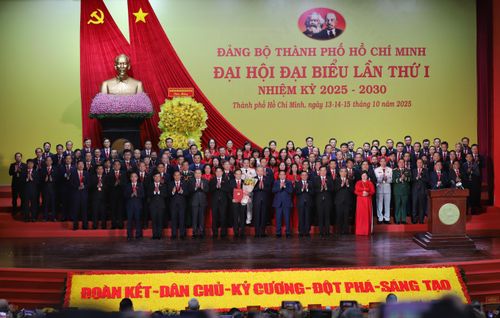TP.HCM tổ chức Đại hội Đại biểu Đảng bộ lần thứ I, nhiệm kỳ 2025 - 2030, thành công tốt đẹp. 