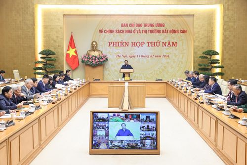 Thủ tướng chủ trì Phiên họp thứ 5 của Ban Chỉ đạo - Ảnh: VGP/Nhật Bắc
