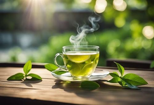 Uống trà xanh vào buổi sáng giúp tăng cường trao đổi chất.