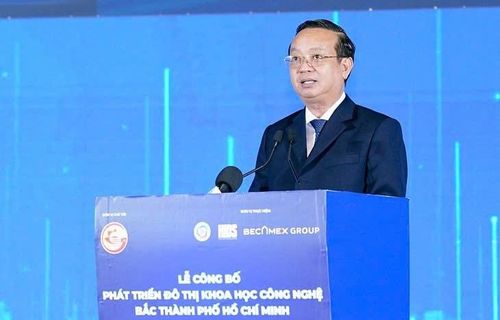 Phó chủ tịch UBND TP. Hồ Chí Minh Bùi Minh Thạnh phát biểu