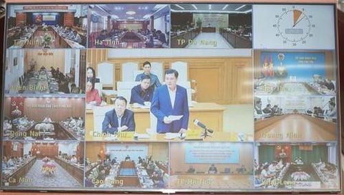 Lãnh đạo các tỉnh phát biểu tại hội nghị