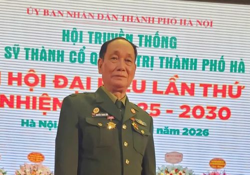 Chi hội trưởng Chi hội Cựu chiến binh số 14 (phường Đống Đa) Nguyễn Thanh Hòa.