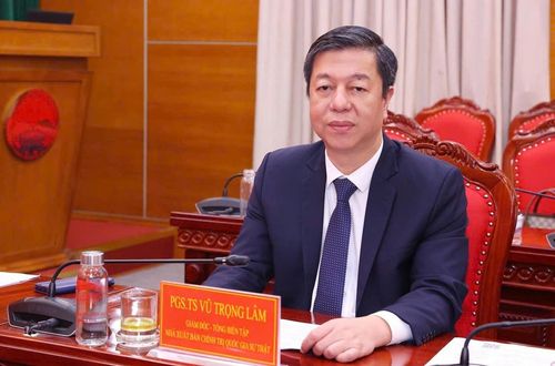 PGS.TS Vũ Trọng Lâm - Giám đốc, Tổng biên tập NXB Chính trị quốc gia Sự thật, cho rằng ngành xuất bản bước vào một giai đoạn phát triển mới sau Đại hội Đảng XIV. Ảnh: NVCC.