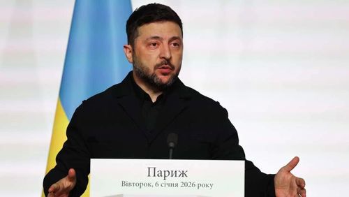 Tổng thống Ukraine Volodymyr Zelensky. Ảnh: AP