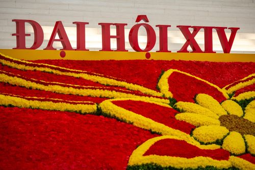 Triển lãm chào mừng Đại hội XIV. Ảnh: Phạm Thắng