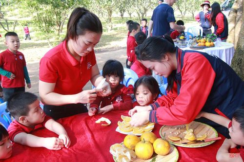 Chị Trần Thị Phương (phường Thành Sen) chia sẻ: “Trẻ con rất háo hức vì được tự hái cam, được chạy nhảy dưới những tán cây trong không khí trong lành. Đây là cách giáo dục vừa gần gũi thiên nhiên vừa giúp các con hiểu hơn về lao động sản xuất tại địa phương”.