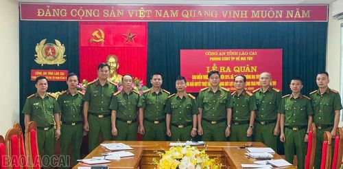  Phòng Cảnh sát Điều tra tội phạm về ma túy, Công an tỉnh Lào Cai ra quân cao điểm xây dựng xã, phường không ma túy. 