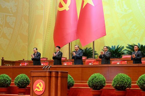 Các đồng chí lãnh đạo chủ chốt của Đảng, Nhà nước chủ trì phiên họp trù bị. Ảnh: ĐH