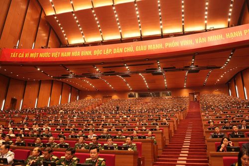Quang cảnh phiên trù bị Đại hội. Ảnh: Bảo Lâm