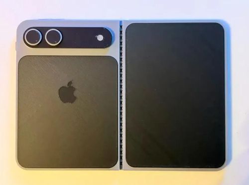 Thiết kế mẫu ý tưởng iPhone gập được nhà phân tích sử dụng trong báo cáo cho các nhà đầu tư.